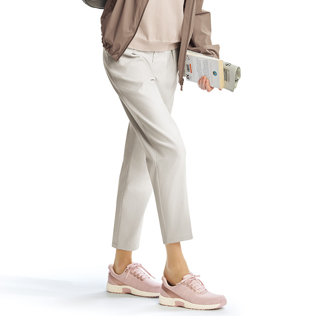 ハンズフリーのニットスニーカー／KITA／ワイド