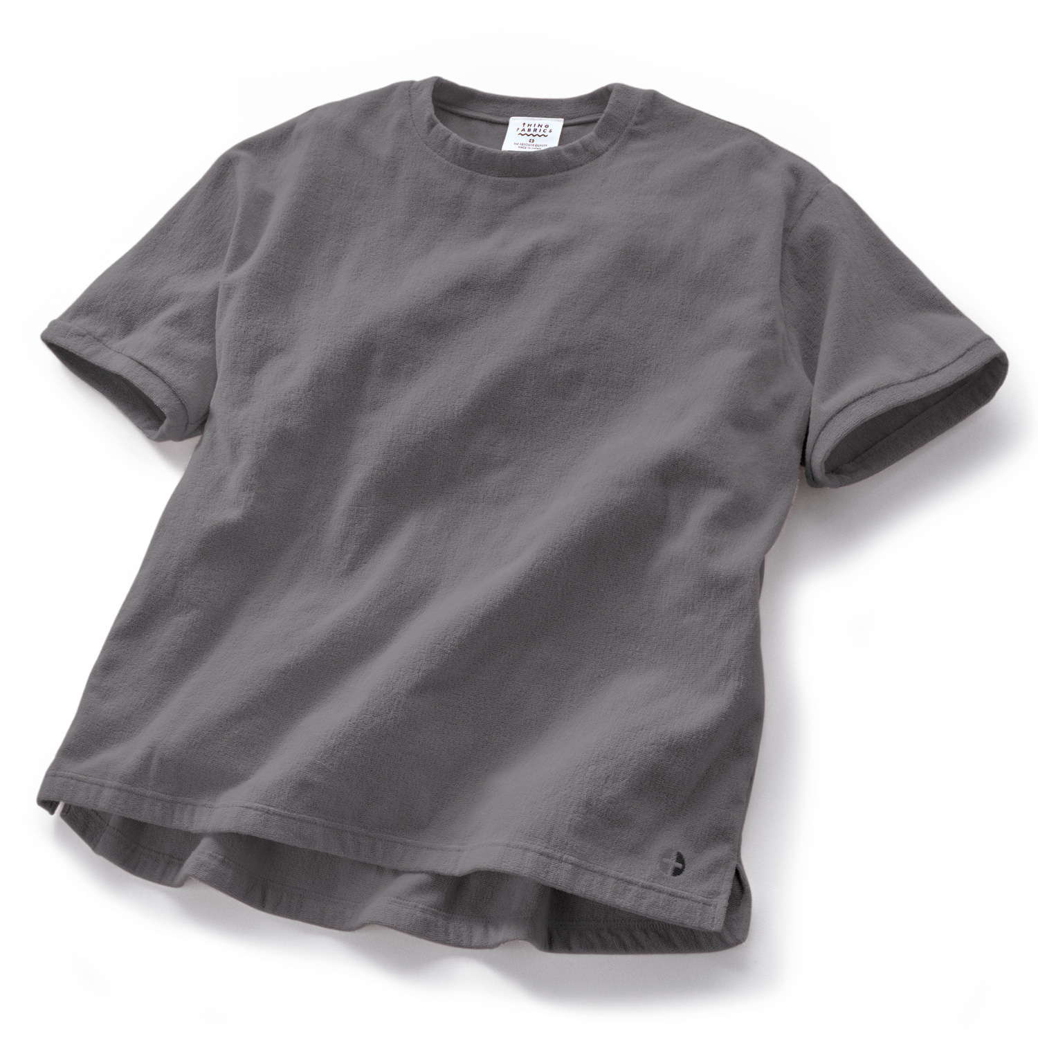 シングファブリックス タオル生地のリラックスtシャツ ライトアップオンラインストア