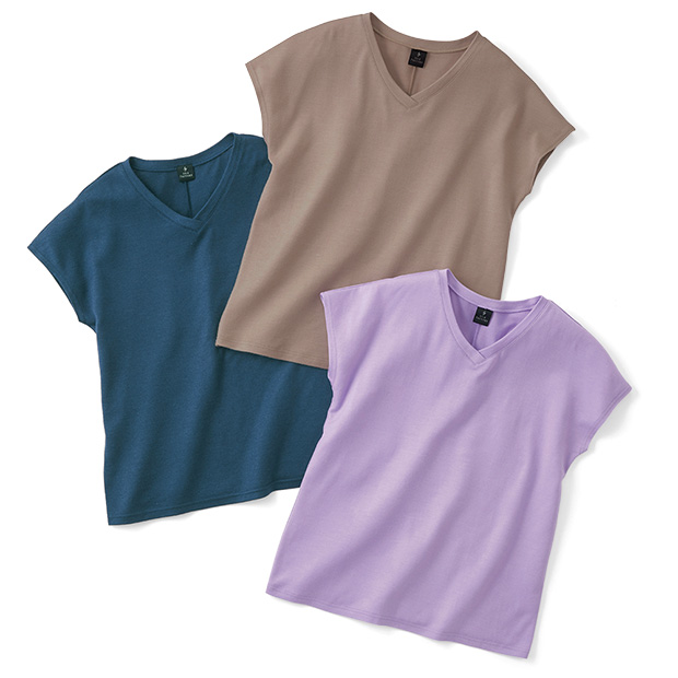 ウールシルクゆったりベスト