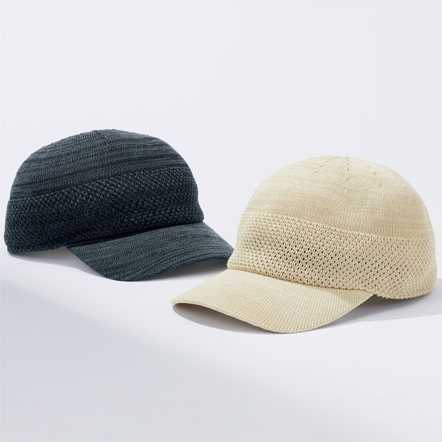 シルク混ニットキャップ