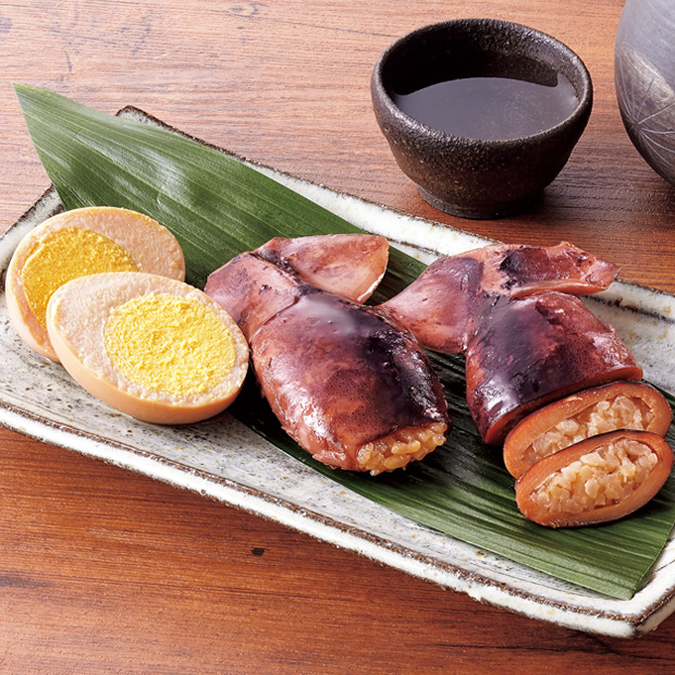 昔ながらの小っちゃないかめしと煮卵セット