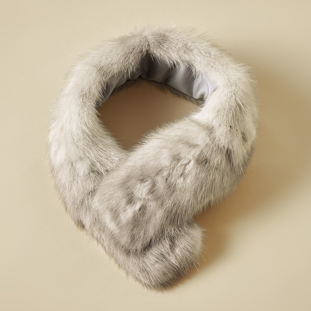 ミンクファーマフラー