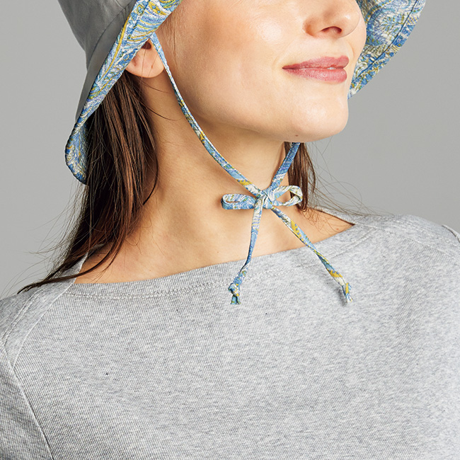 リバティプリントリバーシブルクローシュ