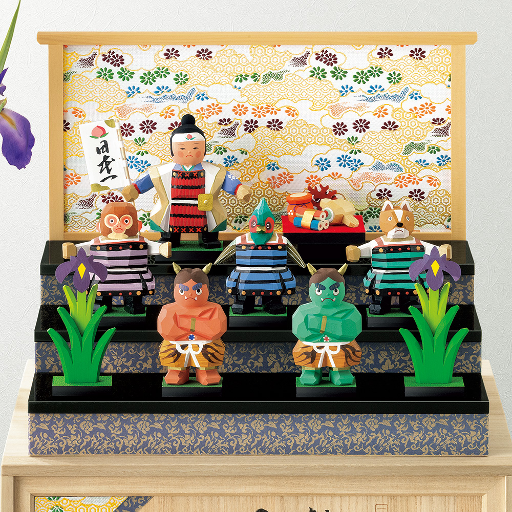 伊予一刀彫／桃太郎日本一