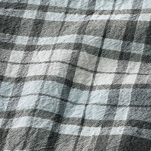 スペック染めチェックB.D.シャツ