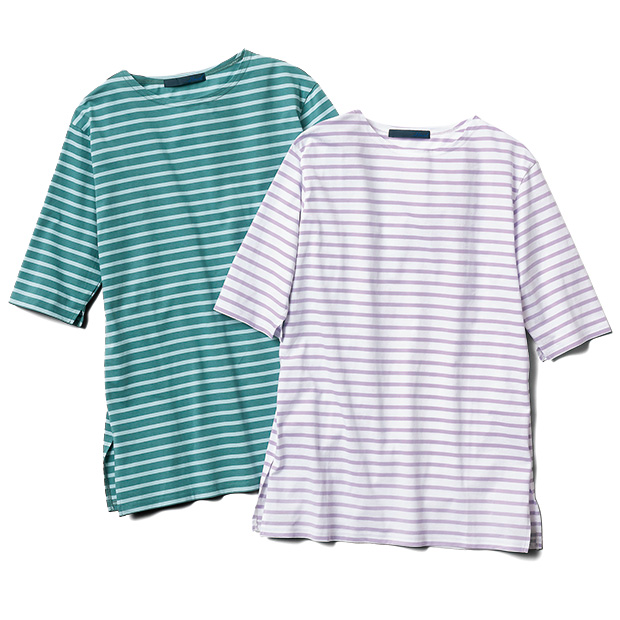 ボーダーロングTシャツ