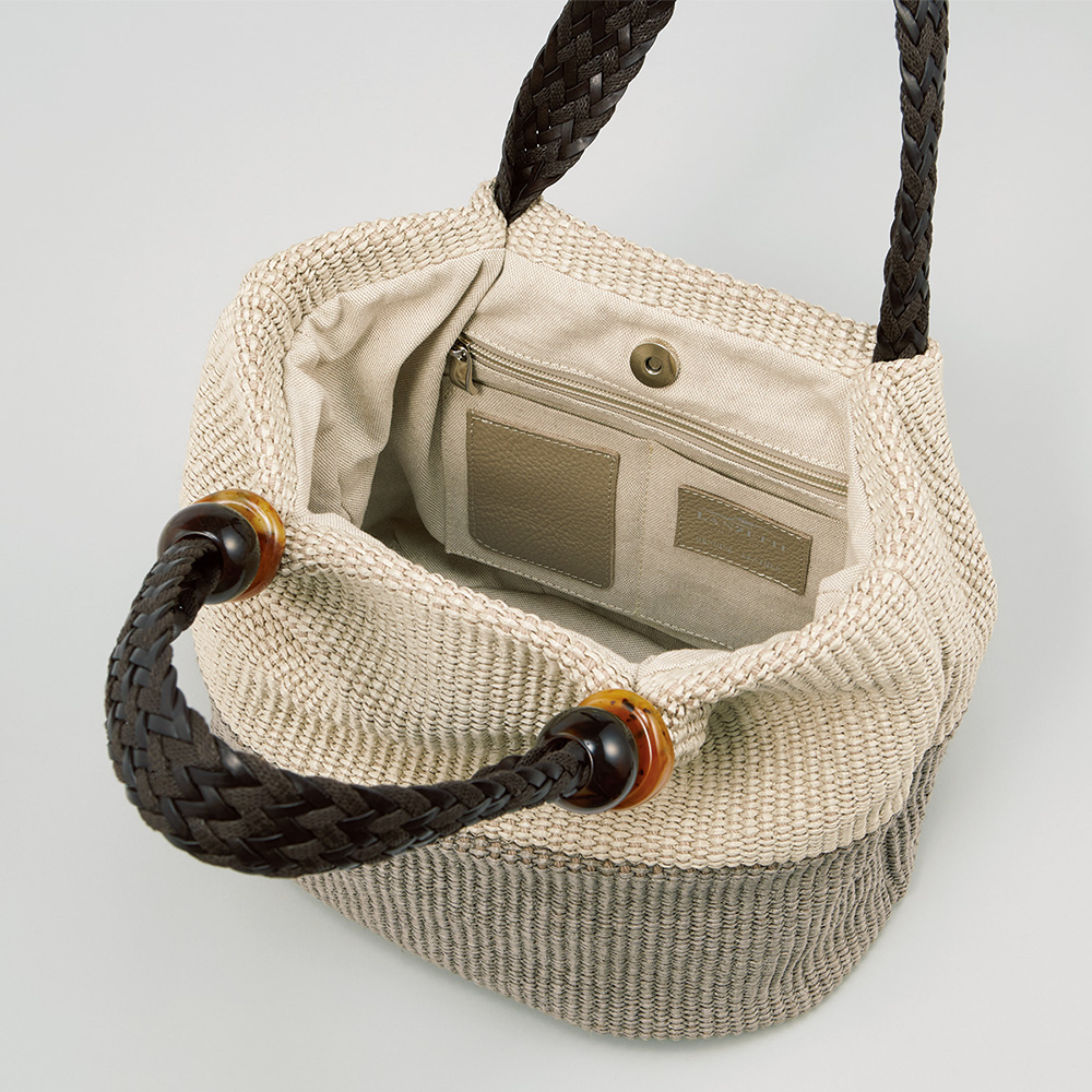 ランツェッティ ラフィア風のデザインハンドバッグ | ライトアップオンラインストア
