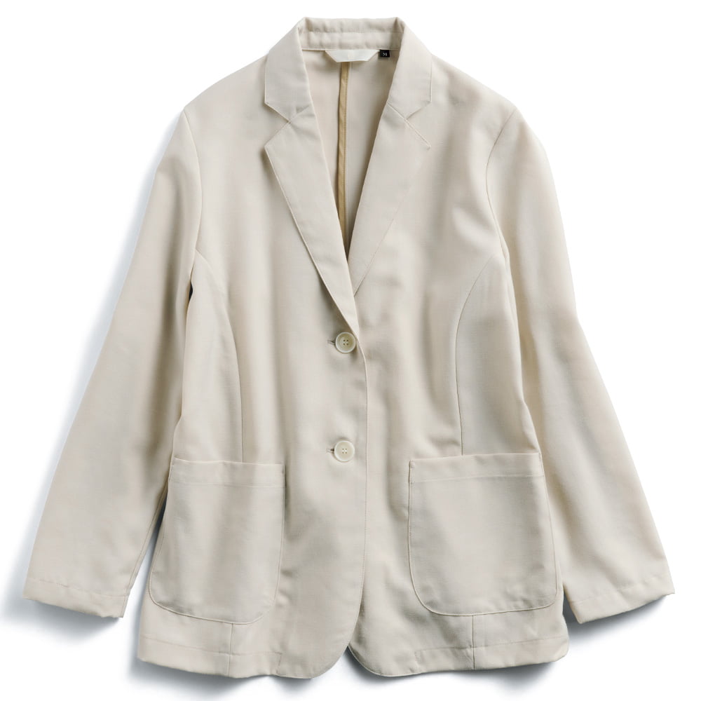 コットンリネン混トラベルジャケット/当社限定