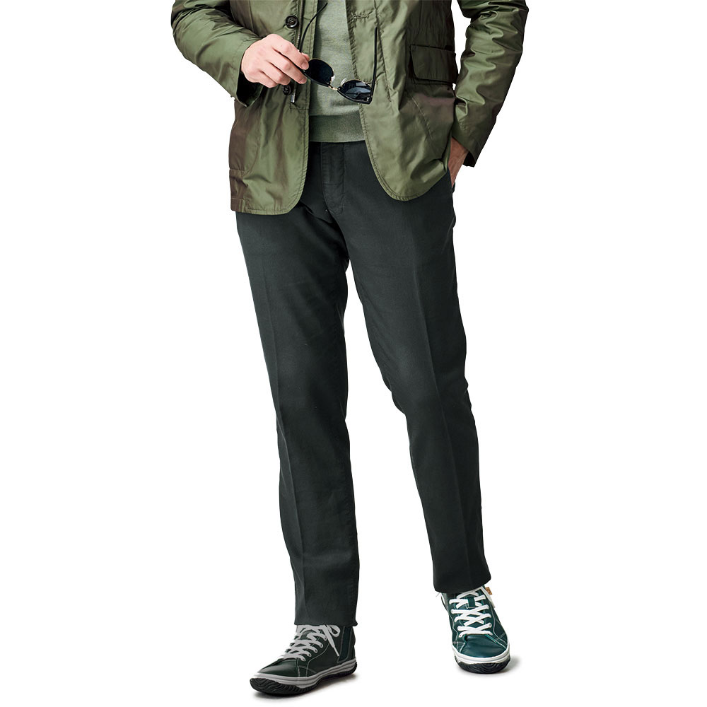 ガーメントダイコットンリネンパンツ／100