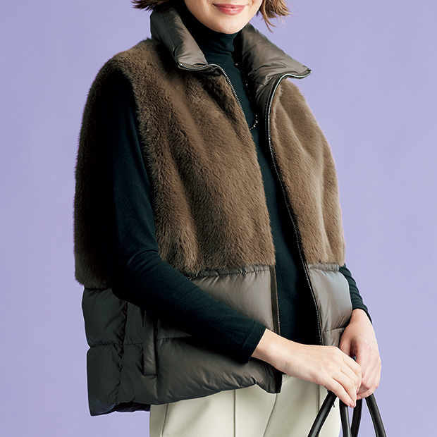 エコファー使いダウンベスト