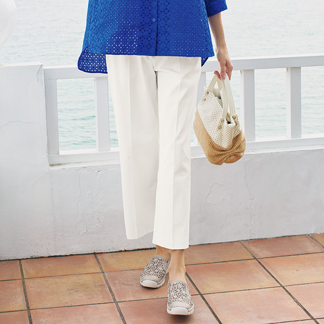 キラキラビジュー付きスリップオン