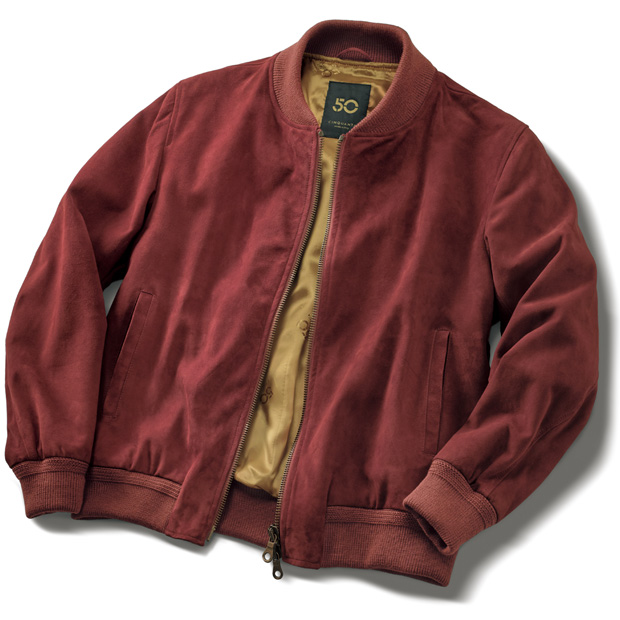 ゴートスウェード･フライトジャケット