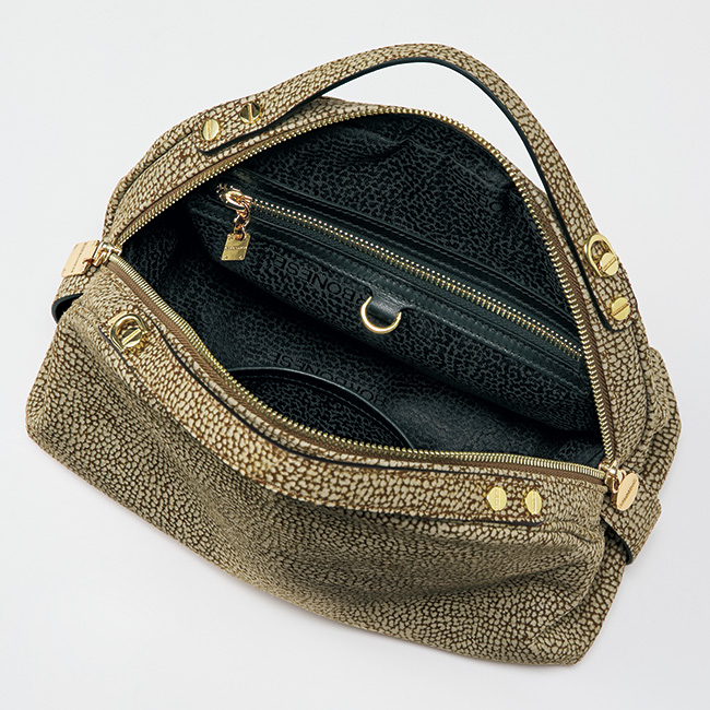 ラムスウェード･ハンドバッグ