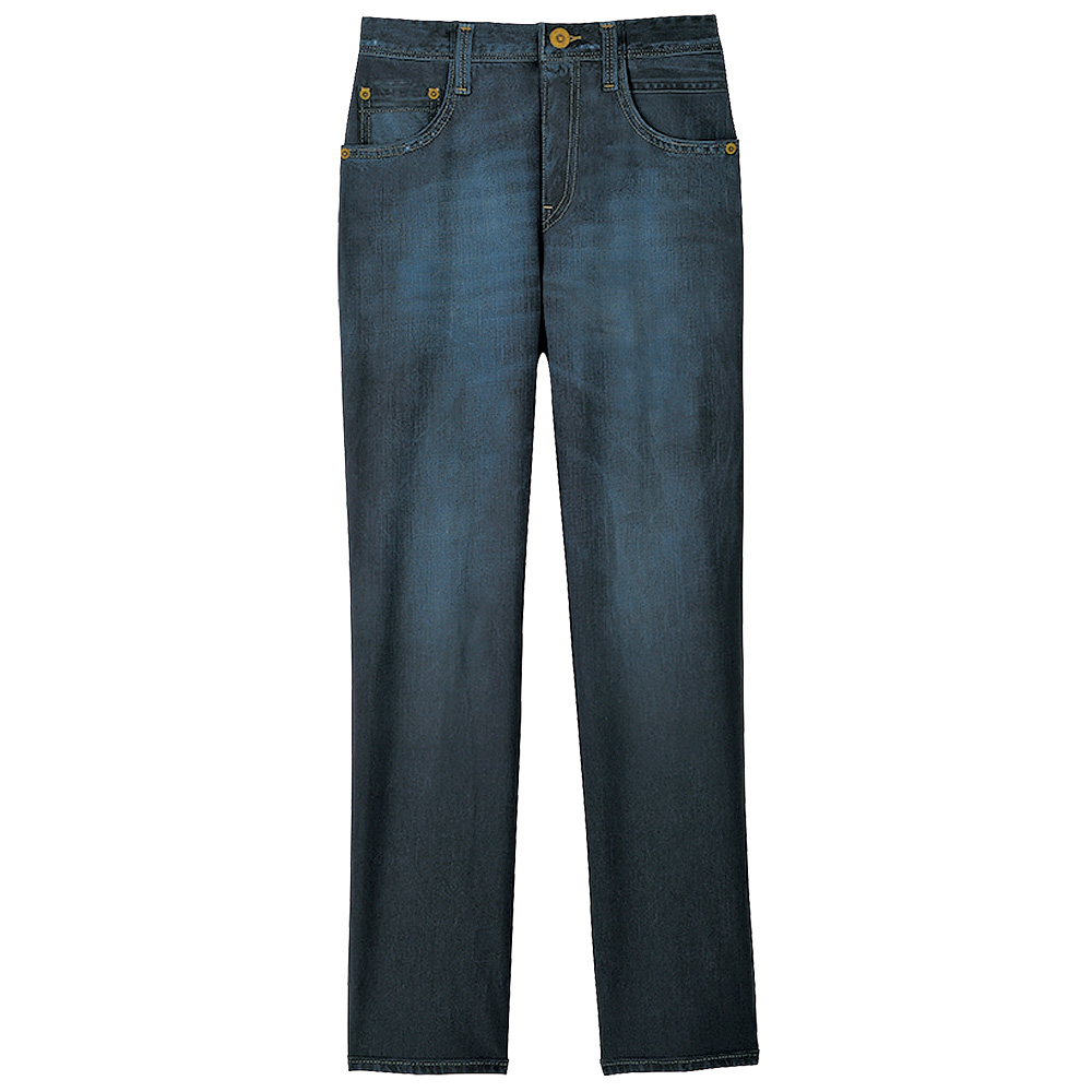 まるでデニム／ぐーんと伸びてラク ストレートシルエットパンツ