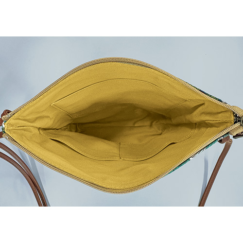 リバティプリント生地で作ったポシェット