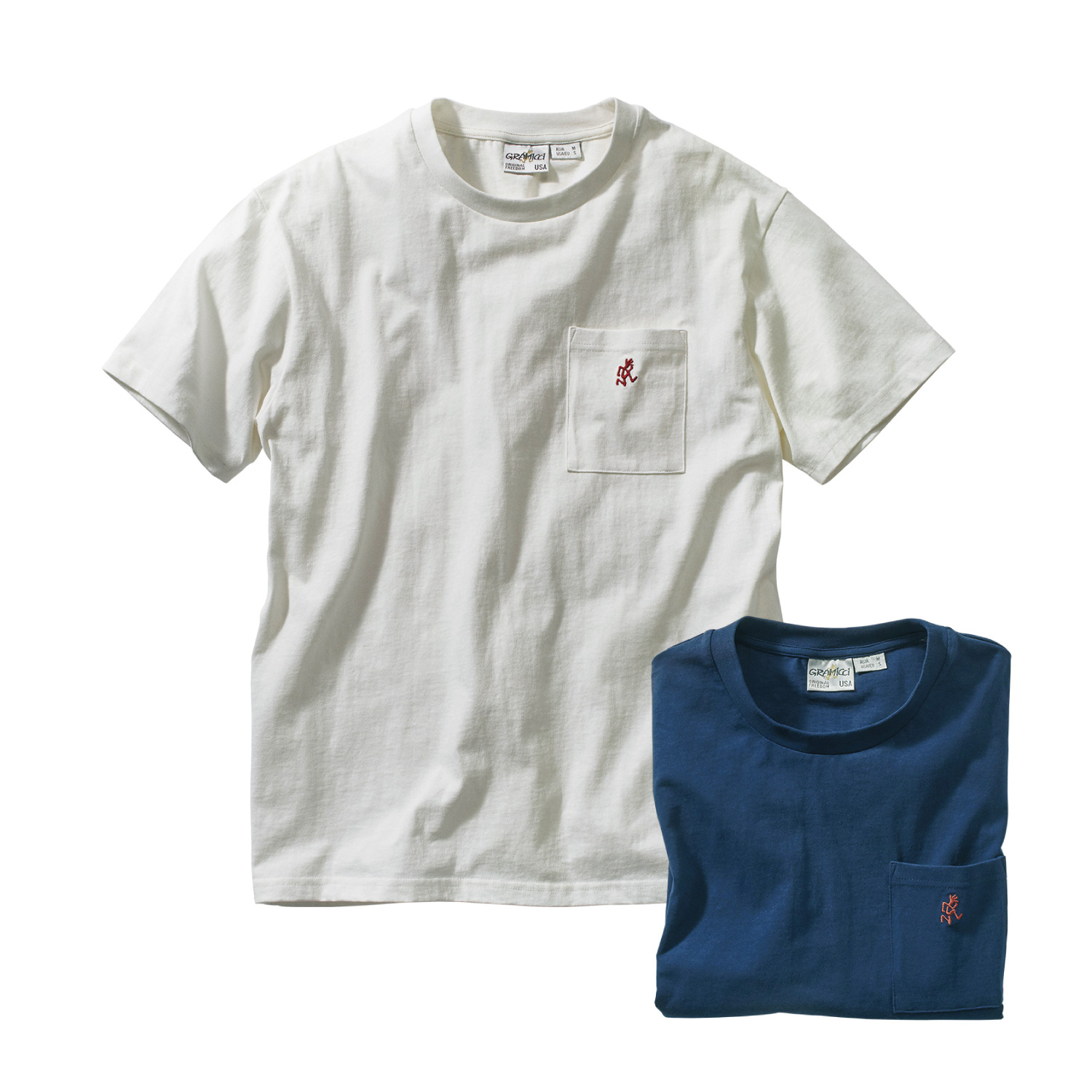 グラミチ ワンポイントtシャツ 2色セット ライトアップオンラインストア グラミチ ワンポイントtシャツ 2色セット ライトアップオンラインストア