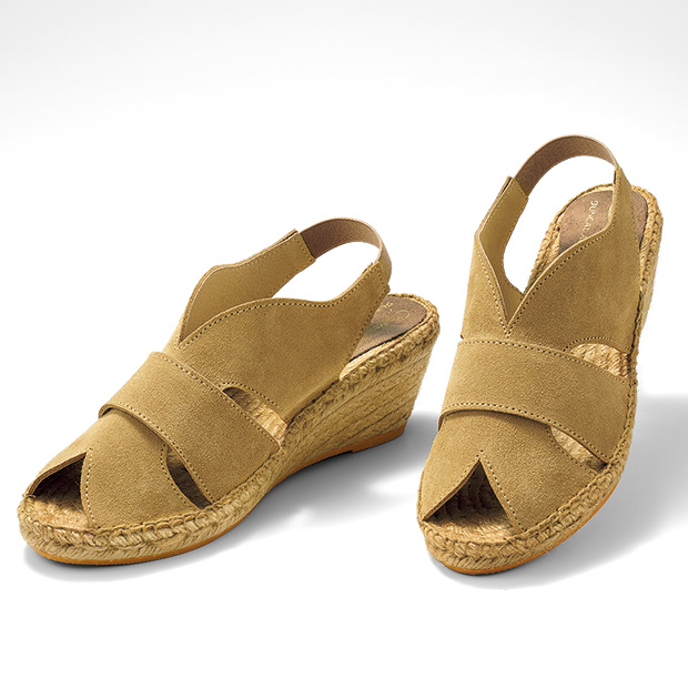 フロントデザインエスパドリーユサンダル