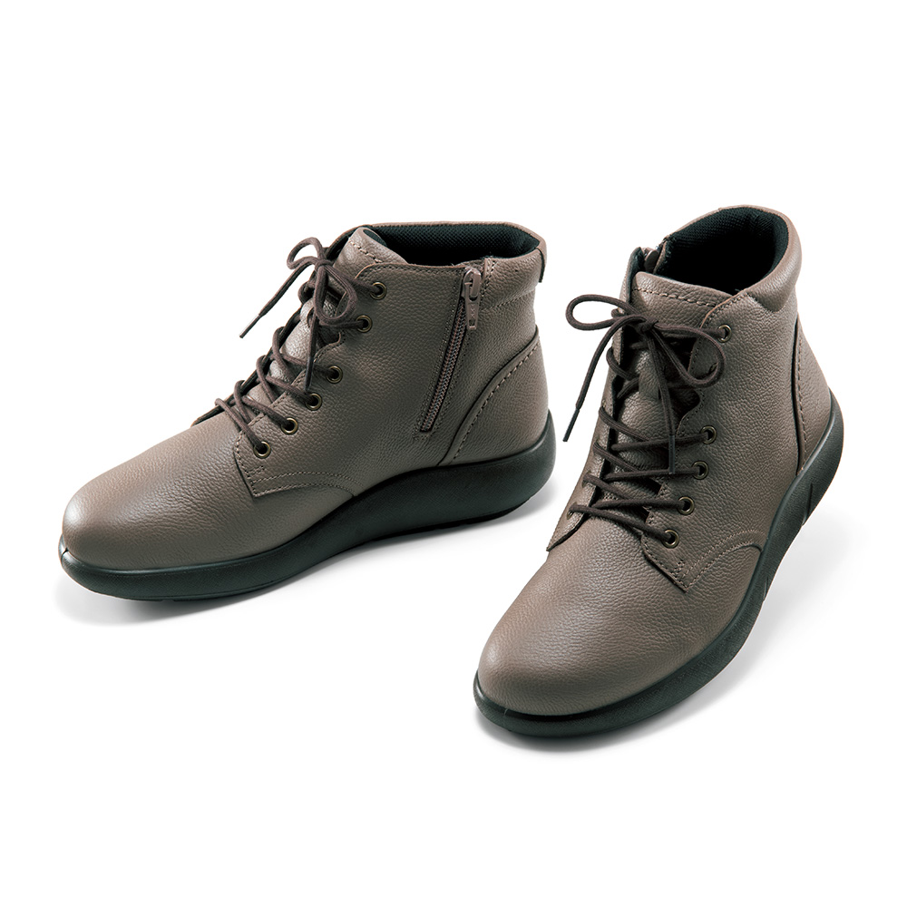 4E・ファスナー付きブーツ