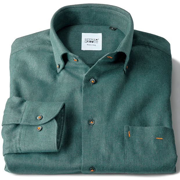 イタリア製･コットンソフトB.D.シャツ