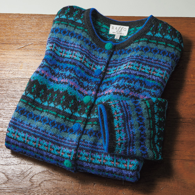 アルパカカーディガン