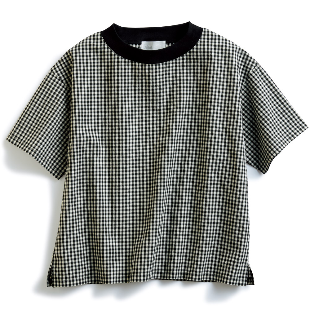 コットン先染めワッシャープルオーバー