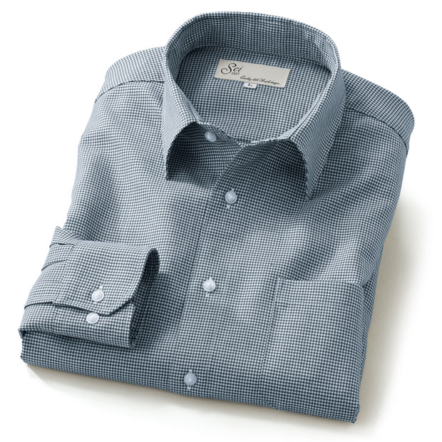 尾州メリノウールウォッシャブルシャツ