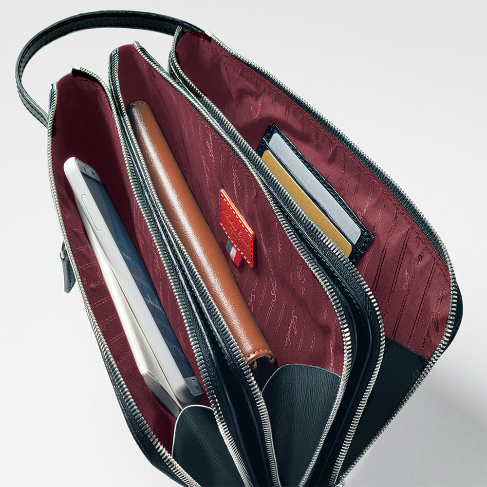 アンドレア ロッシ 小分けに便利な3連クラッチバッグ ライトアップオンラインストア