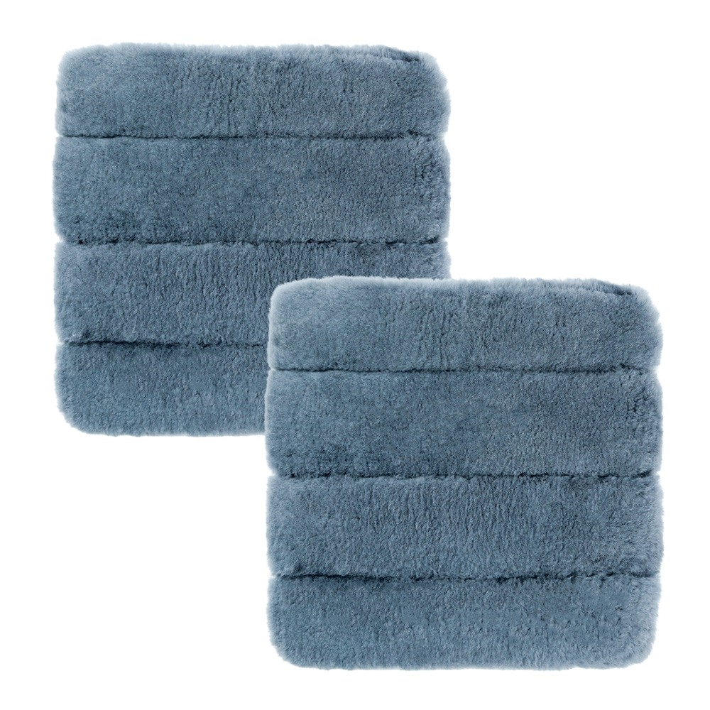 洗えるムートンシートクッション2枚セット