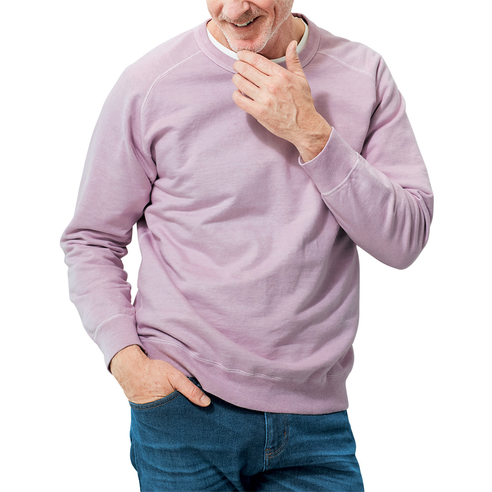 ライトフレンチテリー・フリーダムスリーブスウェット/別注