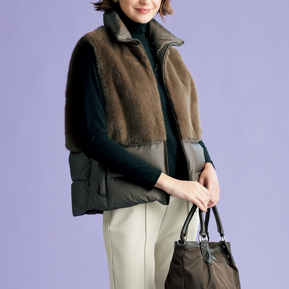 エコファー使いダウンベスト