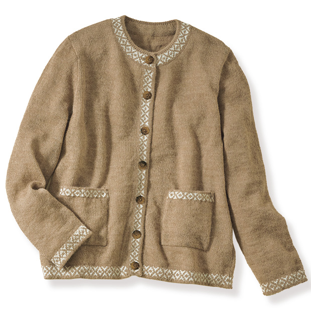 アルパカカーディガン