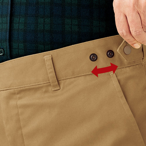 あったか裏地付き･お出かけイージーチノパンツ