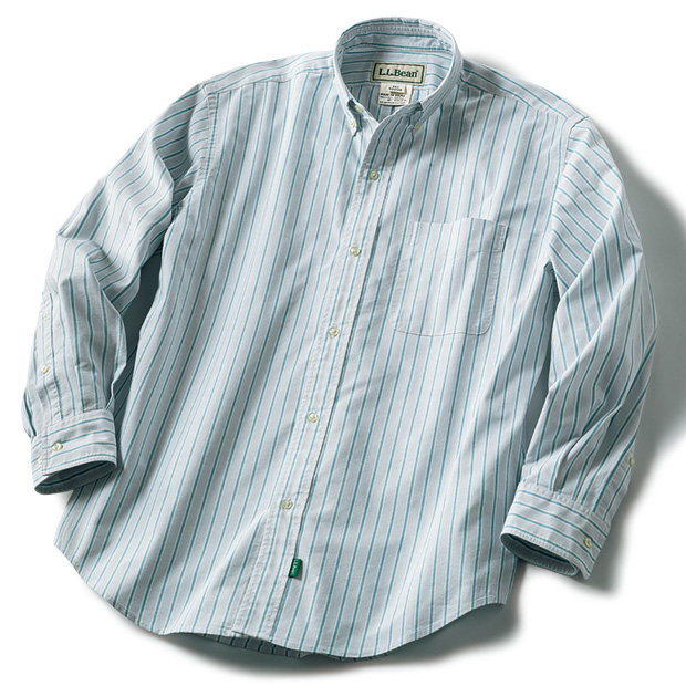 クールマックス･ロングスリーブストライプシャツ