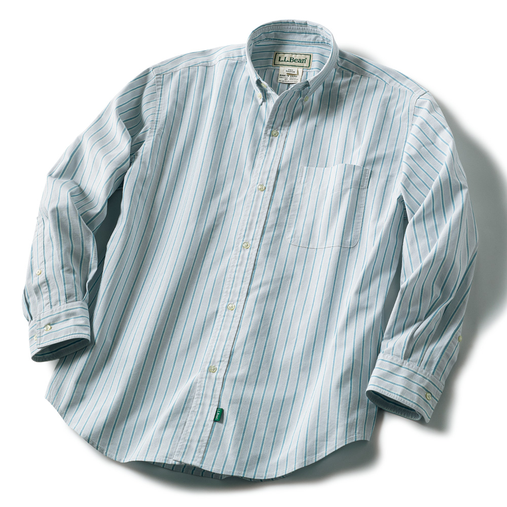 クールマックス･ロングスリーブストライプシャツ