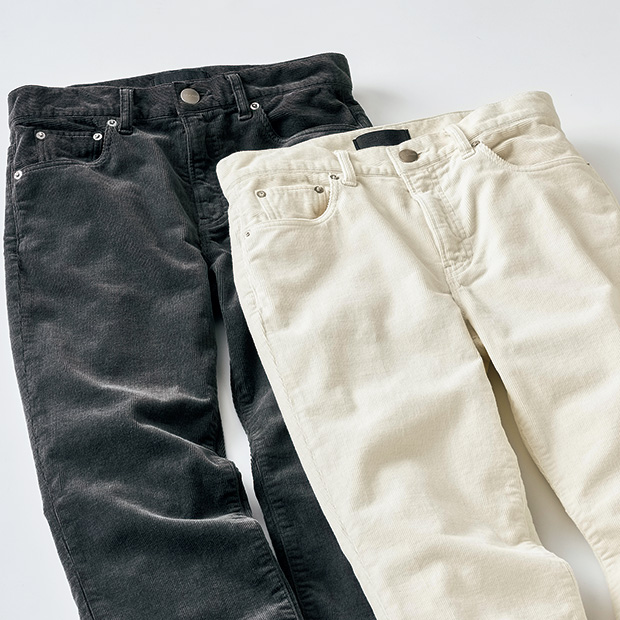 コーデュロイストレッチパンツ／Kaia／当社限定