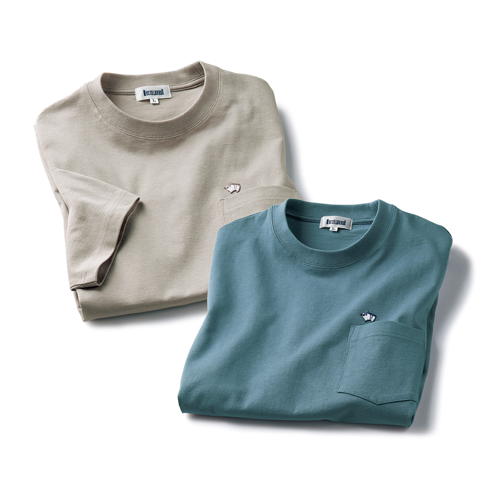 7オンスのしっかりTシャツ/2色セット