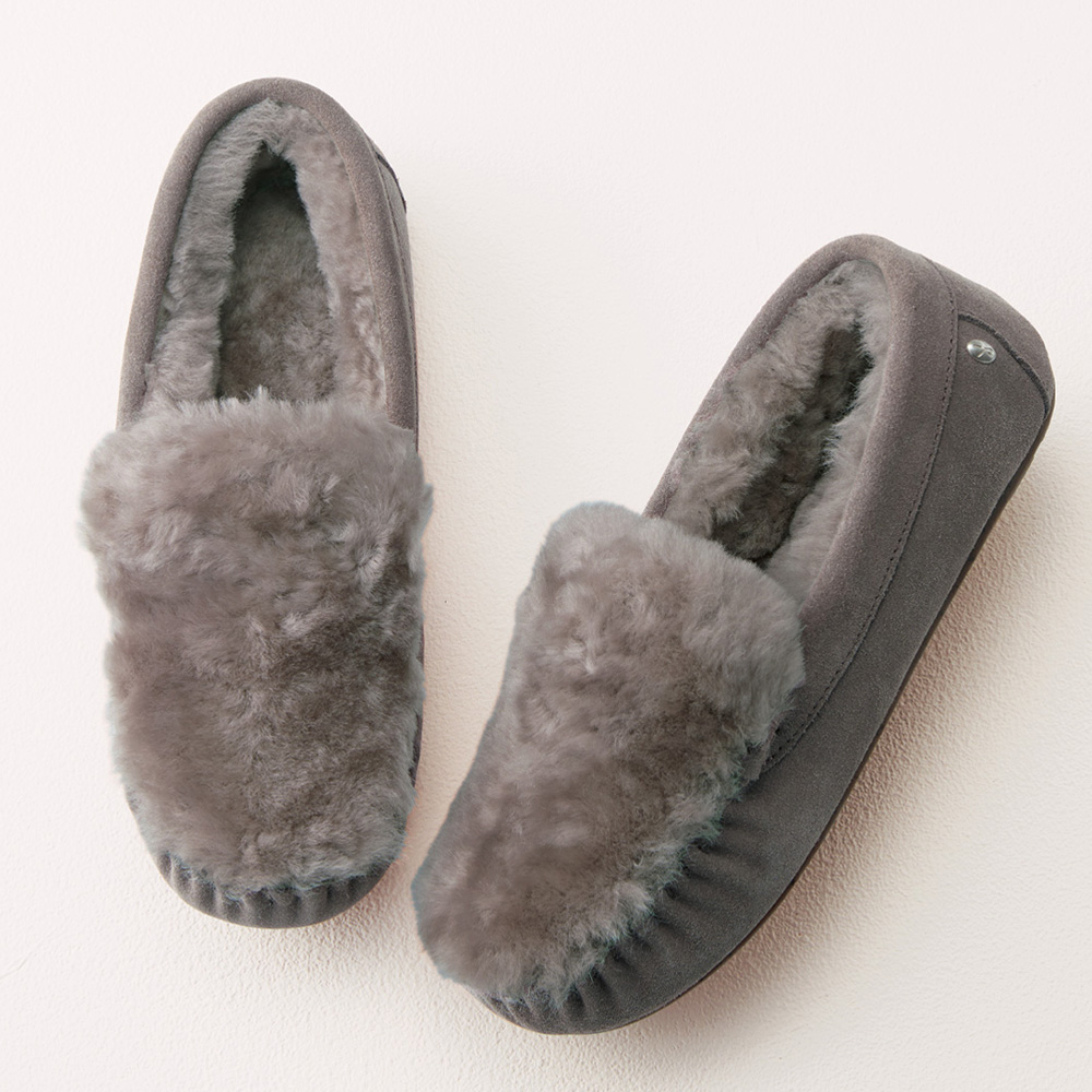 シープボア使いデザインシューズ