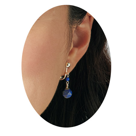 ラピスラズリイヤリング/ピアス