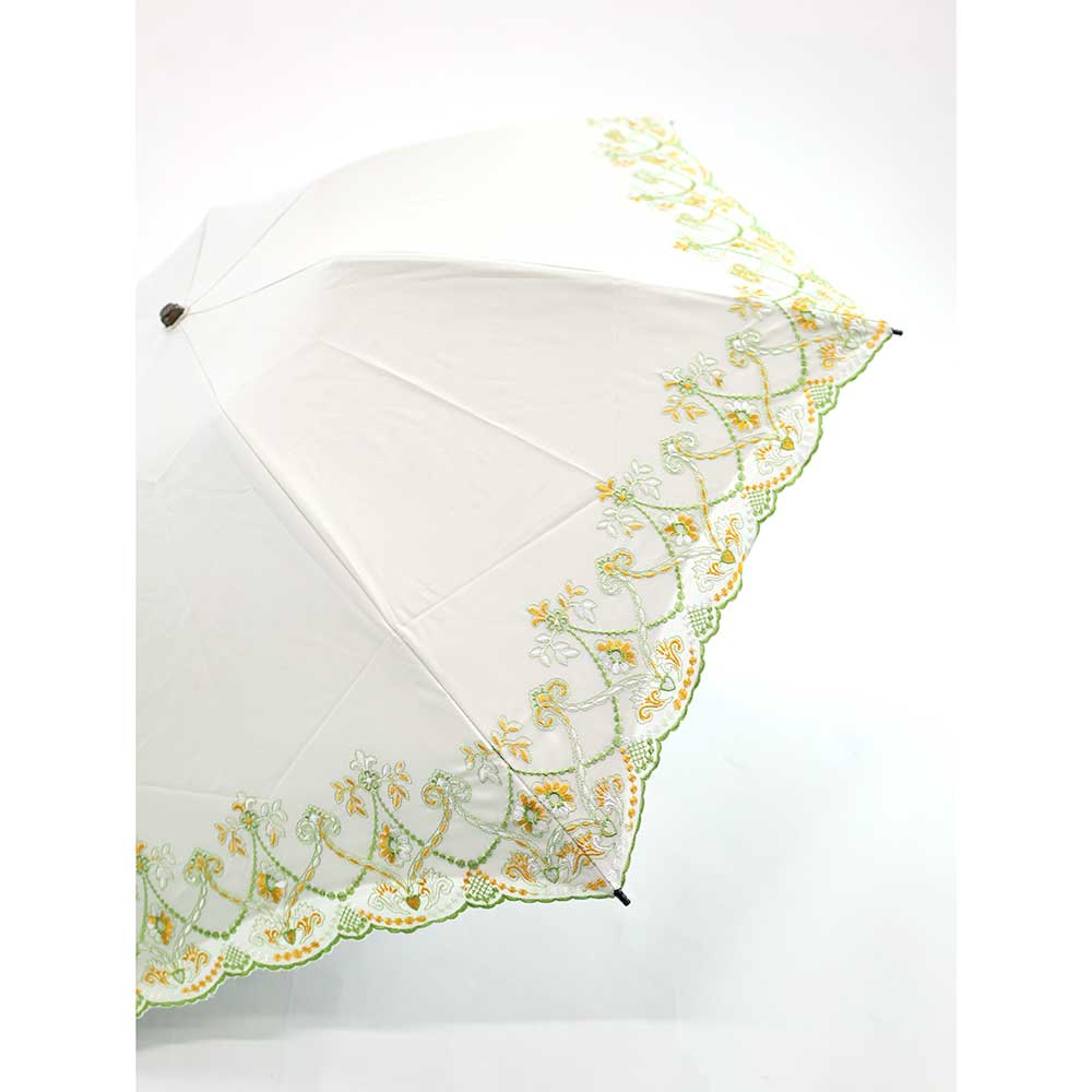 マーブル刺繍ミニ折りたたみ日傘