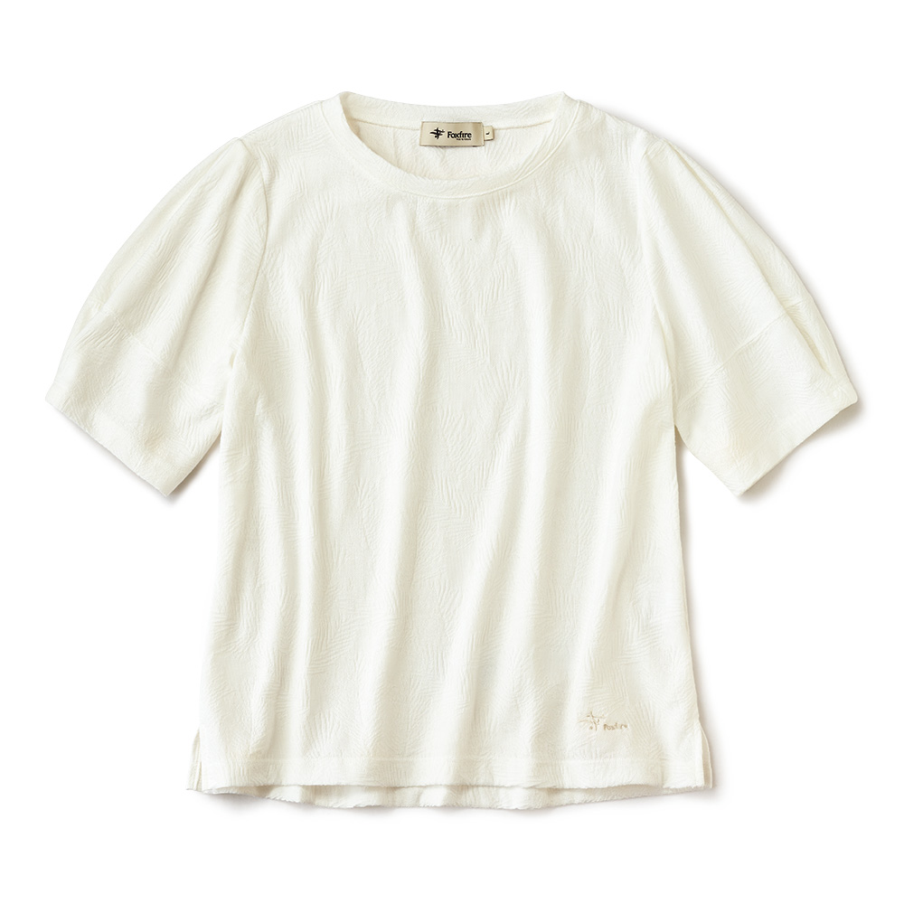 ボタニカルジャカードTシャツ