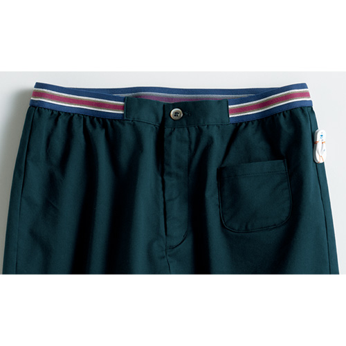 ラインゴムウエストテーパードパンツ
