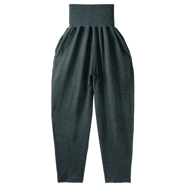 ほっと綿混のパンフリー腹巻スウェットパンツ/男女兼用