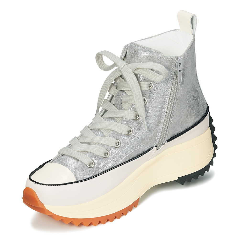 サイドファスナー付きハイカットスニーカー