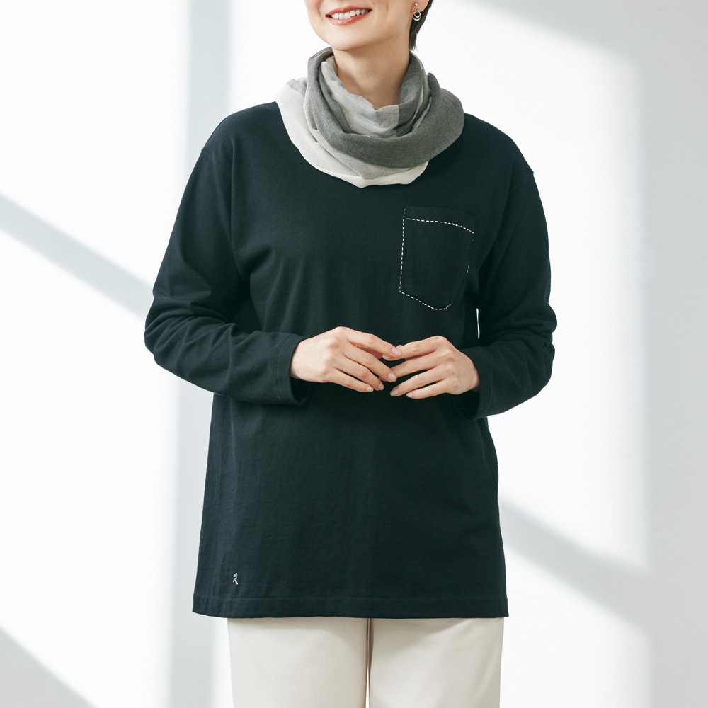 創業90周年記念モデル･ハンドステッチ長袖Tシャツ
