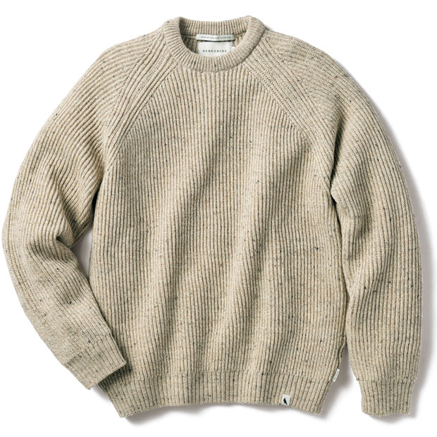 メリノウール クルーネックセーター