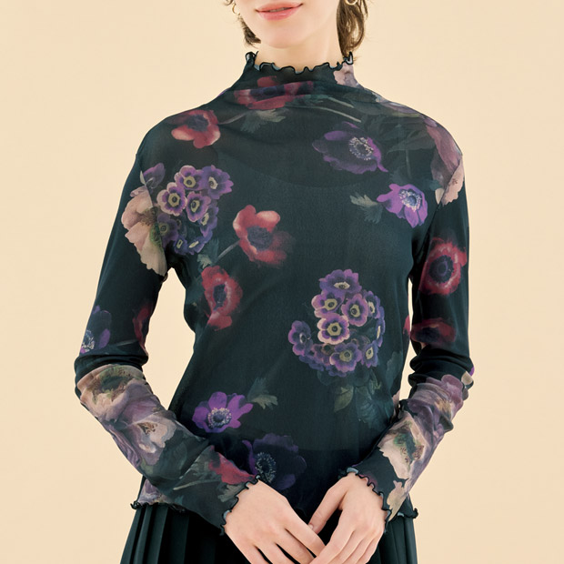 フラワーチュールプルオーバー