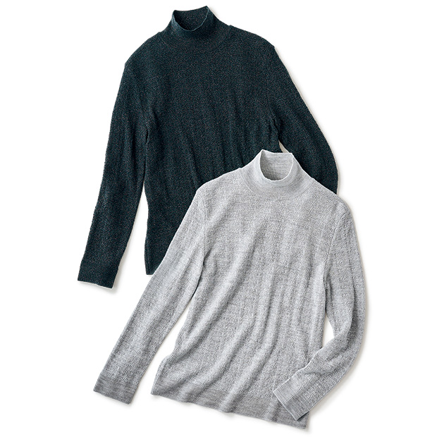 ウォッシャブルラメ入りプルオーバー