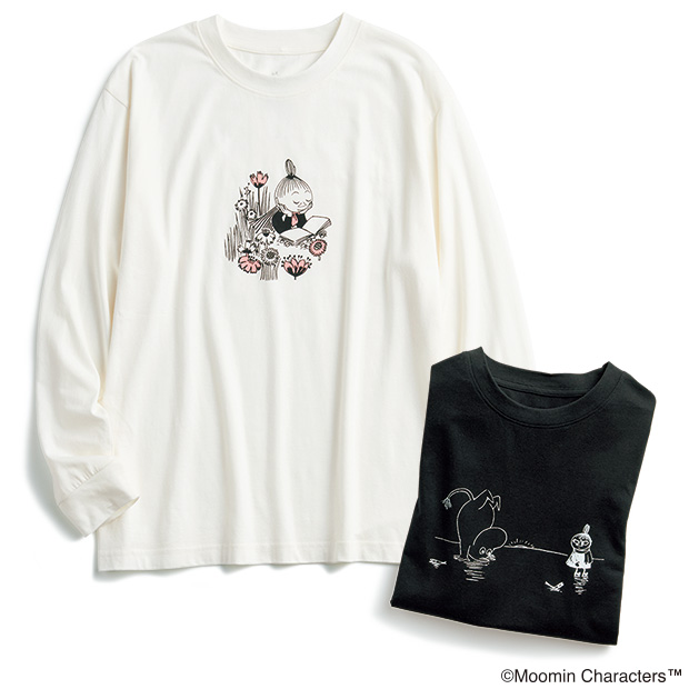 ムーミンロングTシャツ／2色セット