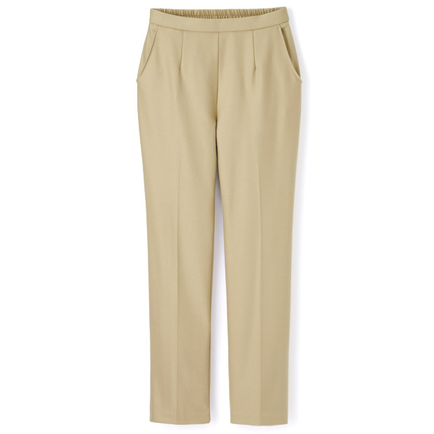 ソフトサーモ･両面起毛ストレッチテーパードパンツ