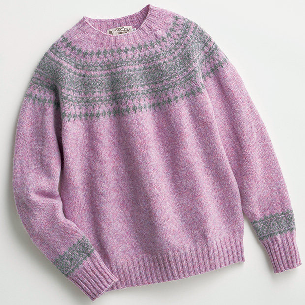 シェットランドウールセーター